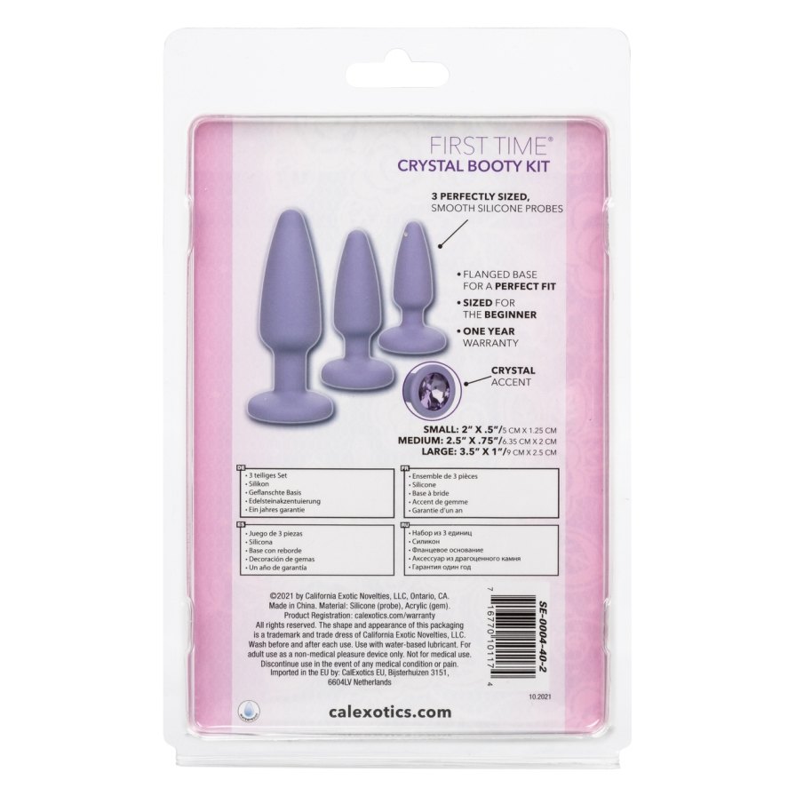 Give into your naughtiest fantasies and open yourself up to ... CEN - First Time Crystal Booty Kit - Purple photo-18