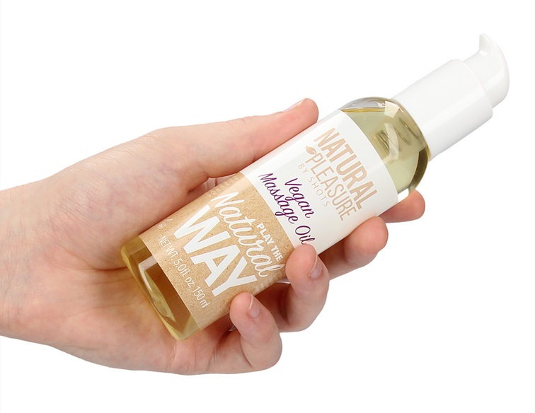 Massage Oil made with natural ingredients. This vegan oil is... Natural Pleasure - Vegan Massage Oil - 150ml photo-2