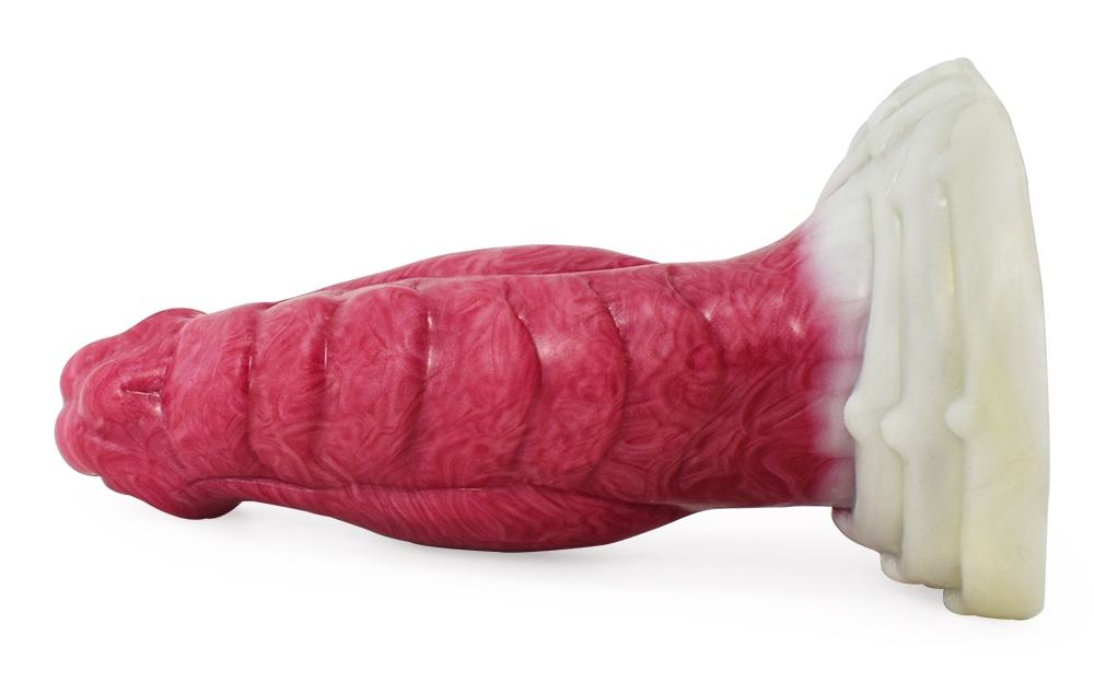Realistic glans, extra thick dildo / butt plug. Soft and com... FAAK - Thick Glans Dildo - Hellfire photo-15