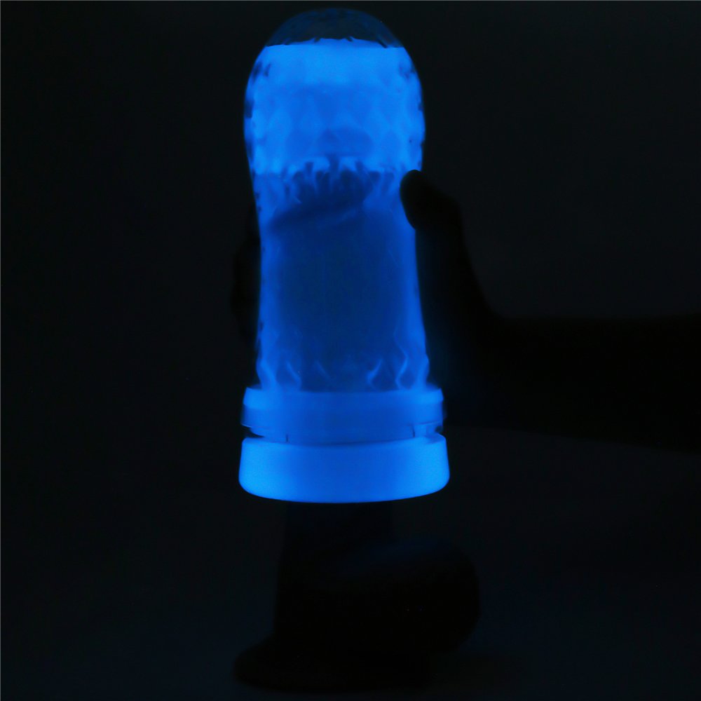 Illuminate your darkest pleasures with Lumino play masturbat... Lovetoy - Lumino Play Pocketed Masturbator - Clear photo-9