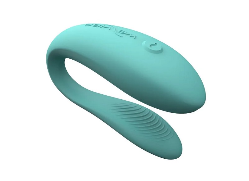 Sync Lite is an intuitive vibrator for curious couples looki... We-Vibe - Sync Lite - Aqua photo-5