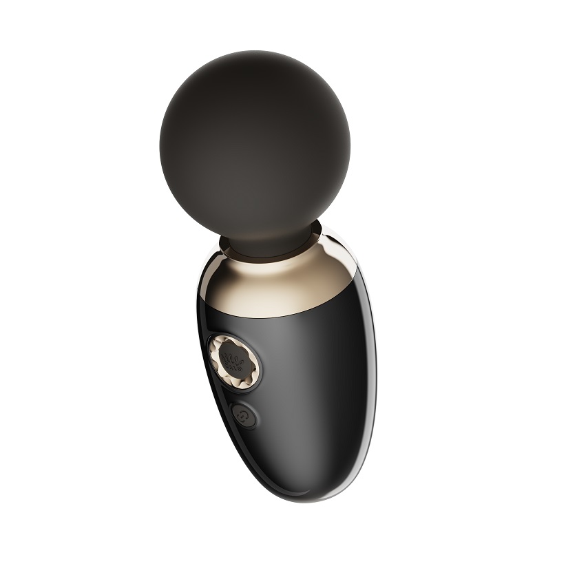 Featuring DirectPower 2.0 technology, AVA offers powerful an... Zalo - Ava APP Mini Wand Massager - Obsidian Black photo-5