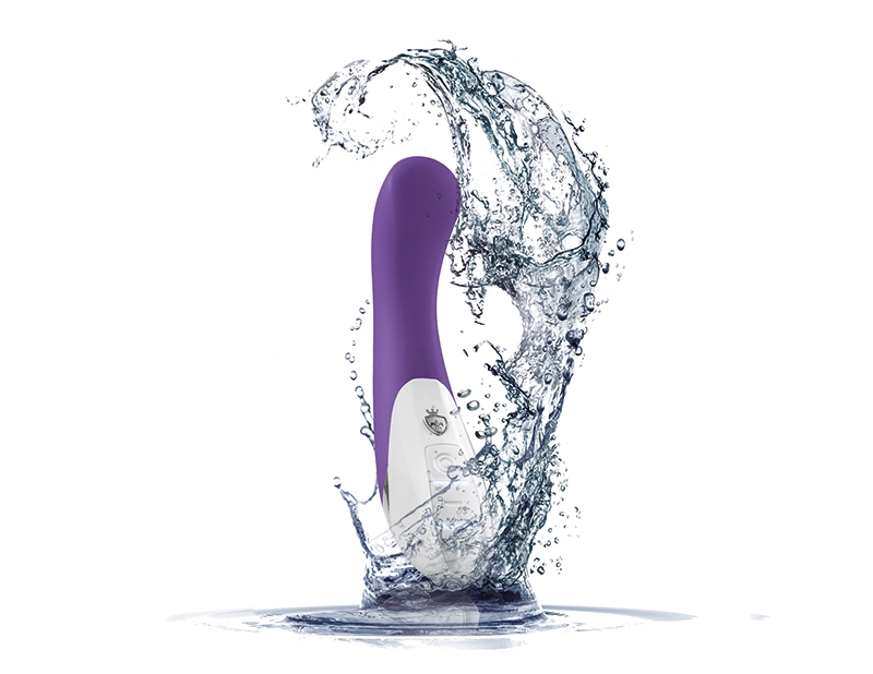 Al Punto is bent so that his point hits the G-spot. Proudly ... Mystim - Al Punto Vibrator - Purple photo-8