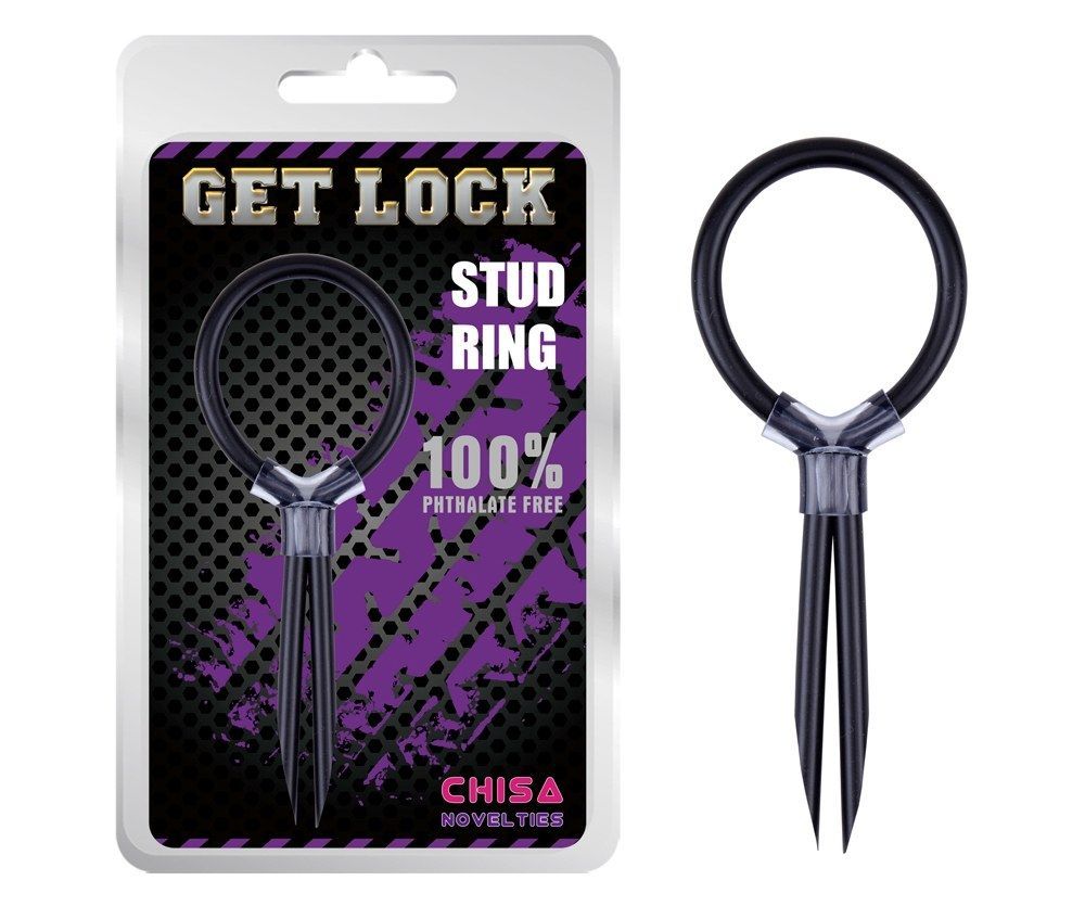 Fully Adjustable, Supple, Phthalates Free.
Material:Silicon... Chisa - Stud Ring - Black photo-2