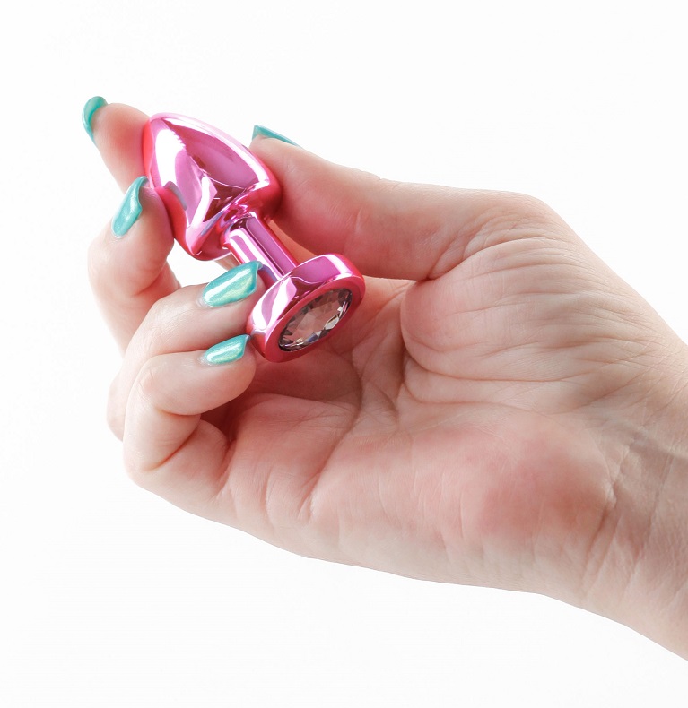 Elevate your anal play experience with NS Novelties' lig... NS Novelties - Rear Assets Petite Plug - Pink photo-2