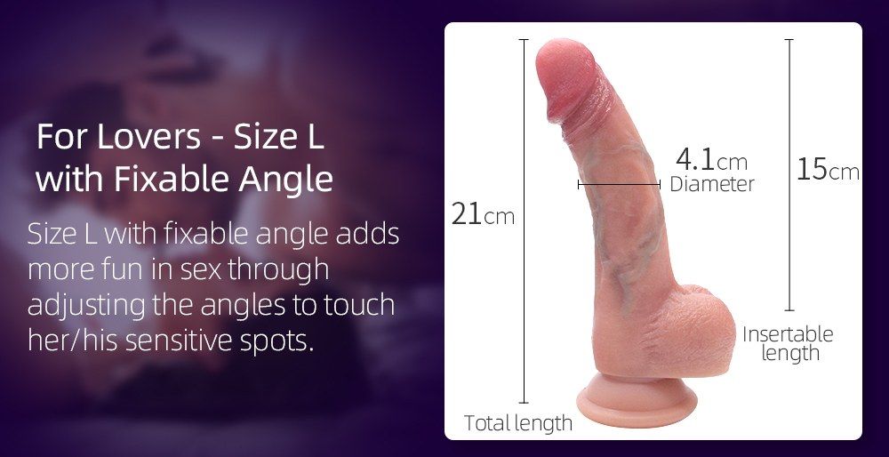 Ergonomic design, Dual layers silicone cock, Real touch feel... Drywell - Realistic Cock Plus 20cm - Flesh photo-19