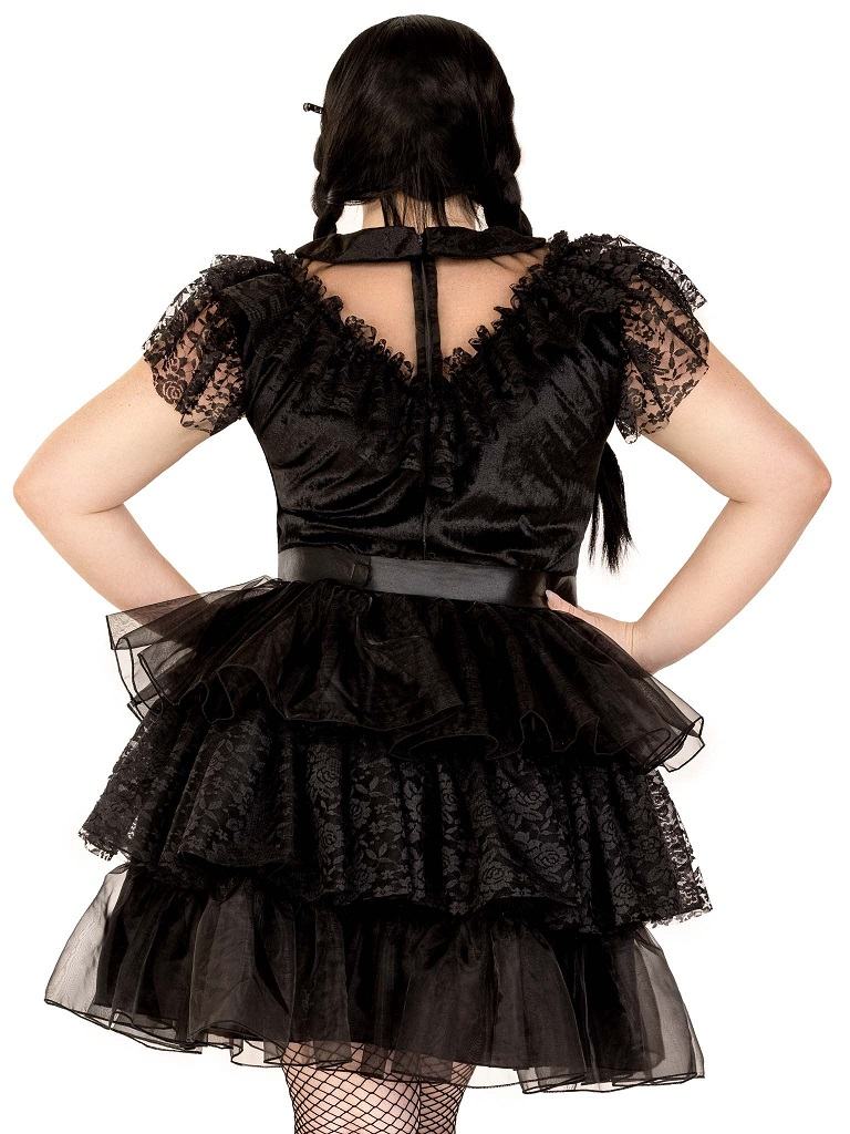 Dance to the beat of your own drum in the delightfully dark ... Leg Avenue - Raving Rebel Costume - Black - 1X-2X photo-3
