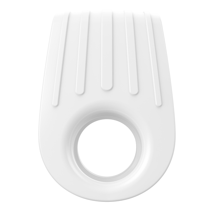ovo B12 is made of 100% body safe silicone, with soft an... Ovo - B12 Vibro Ring - White photo-3