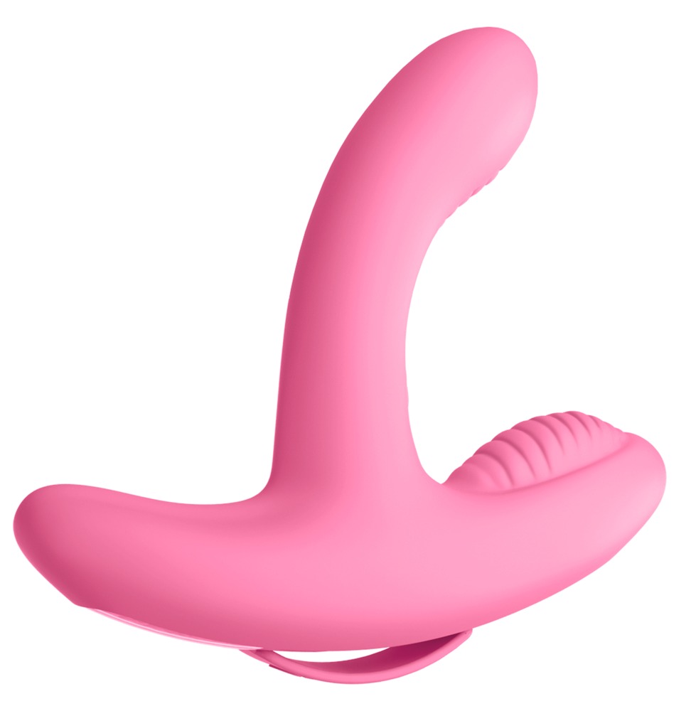Rock N' Grind is a dual-motor personal pleasure toy to e... 3Some - Rock n’ Grind Vibe - Pink photo-4