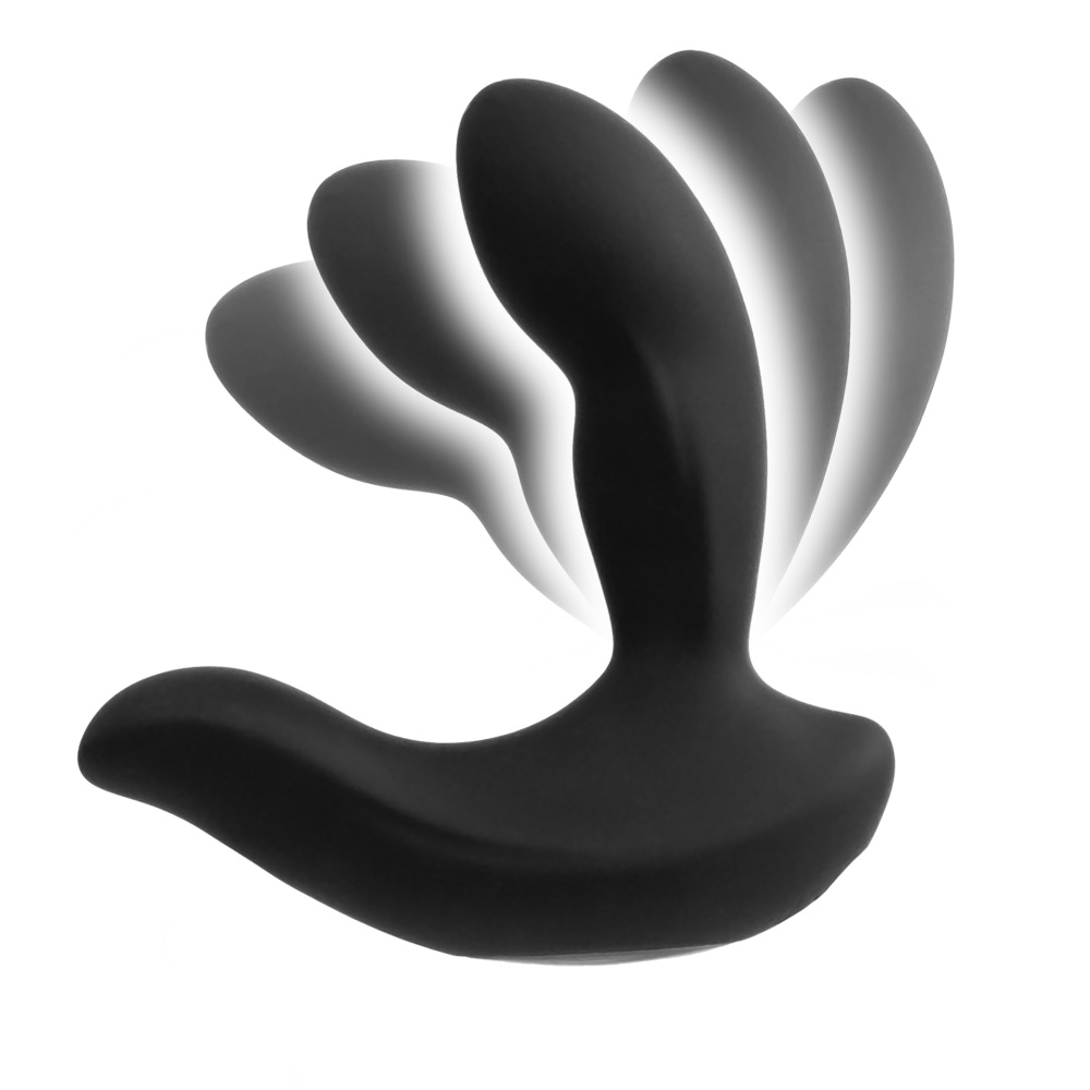 Anatomical and pleasure-focused design meets the latest tech... Maxtasy - P-Spot Master Remote Massager - Black photo-3
