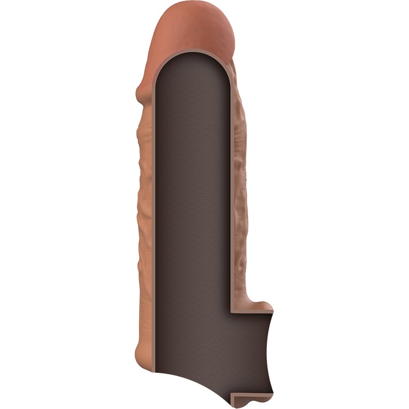 Increase your girth and intensify the pleasure for both of y... VirilXL - V7 Penis Extender - Brown photo-6