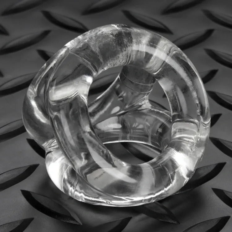 Mister B now carries this futuristic sportsling from Oxballs... Oxballs - Tri-Sport Cocksling - Clear photo-3