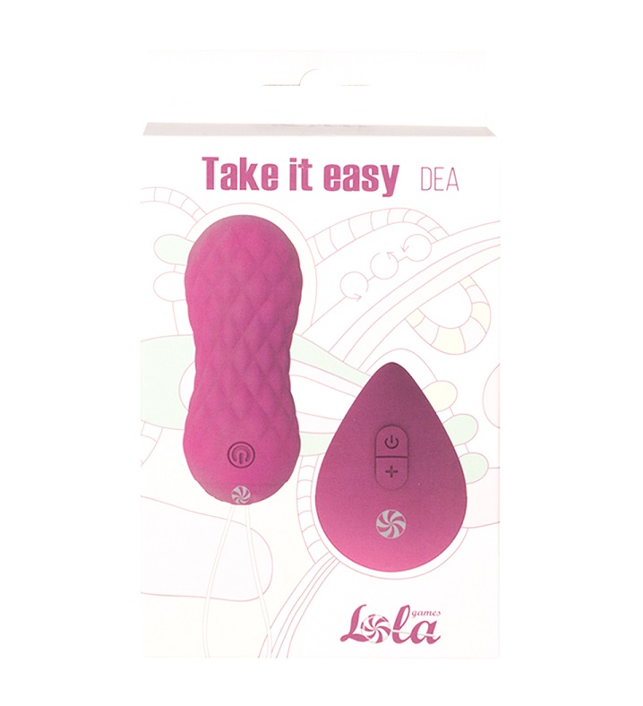 Dea vibrating balls have 10 vibrating rotation modes. The sp... Lola Games - Take It Easy Dea Rotating Vibro Egg - Pink photo-4