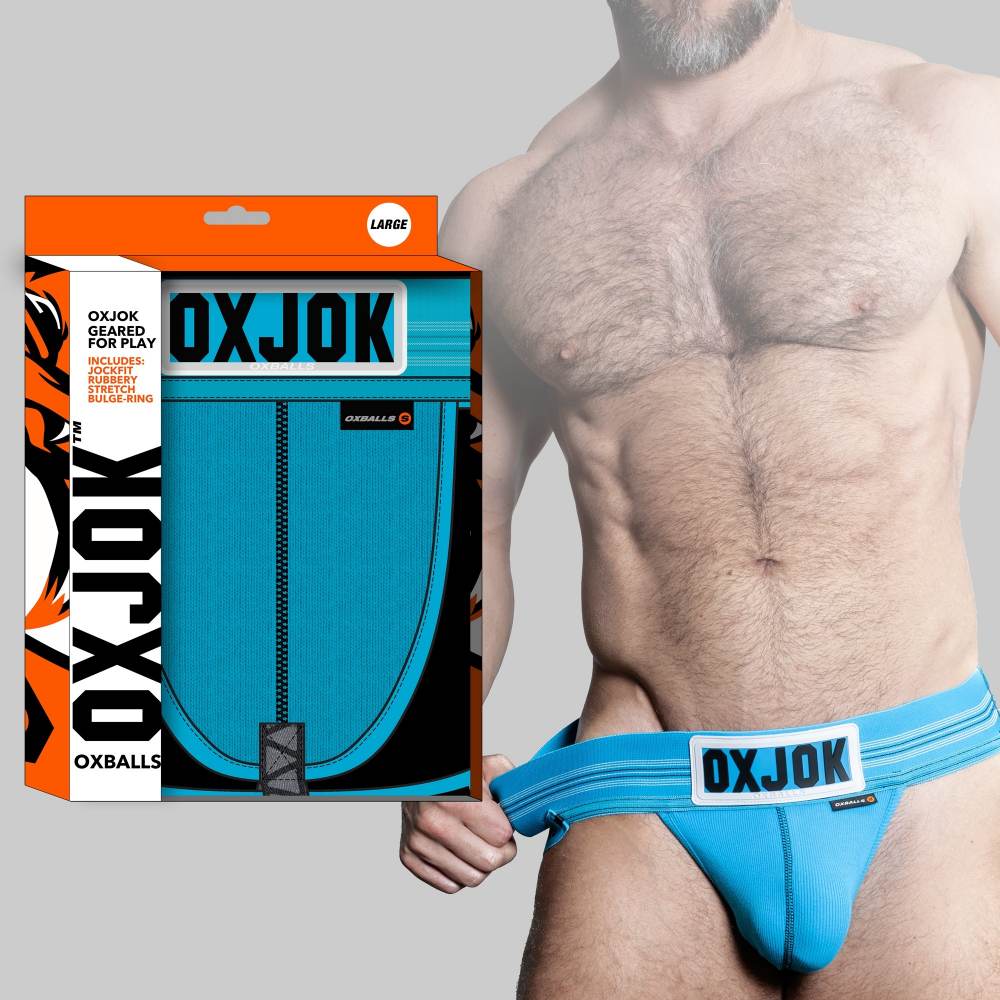SLINGJOCK from OXJOK is a daily-wear jock soft-rib comfort j... Oxjok - Slingjock w Ring - Pool - M photo-11