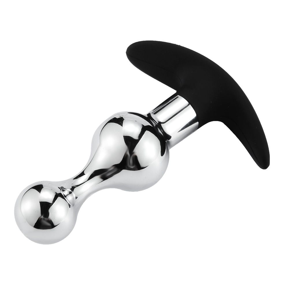 Metal anal plug with Silicone anchor
Material: ... MT - Silicone Anchor Anal Plug w 2 Balls photo-2