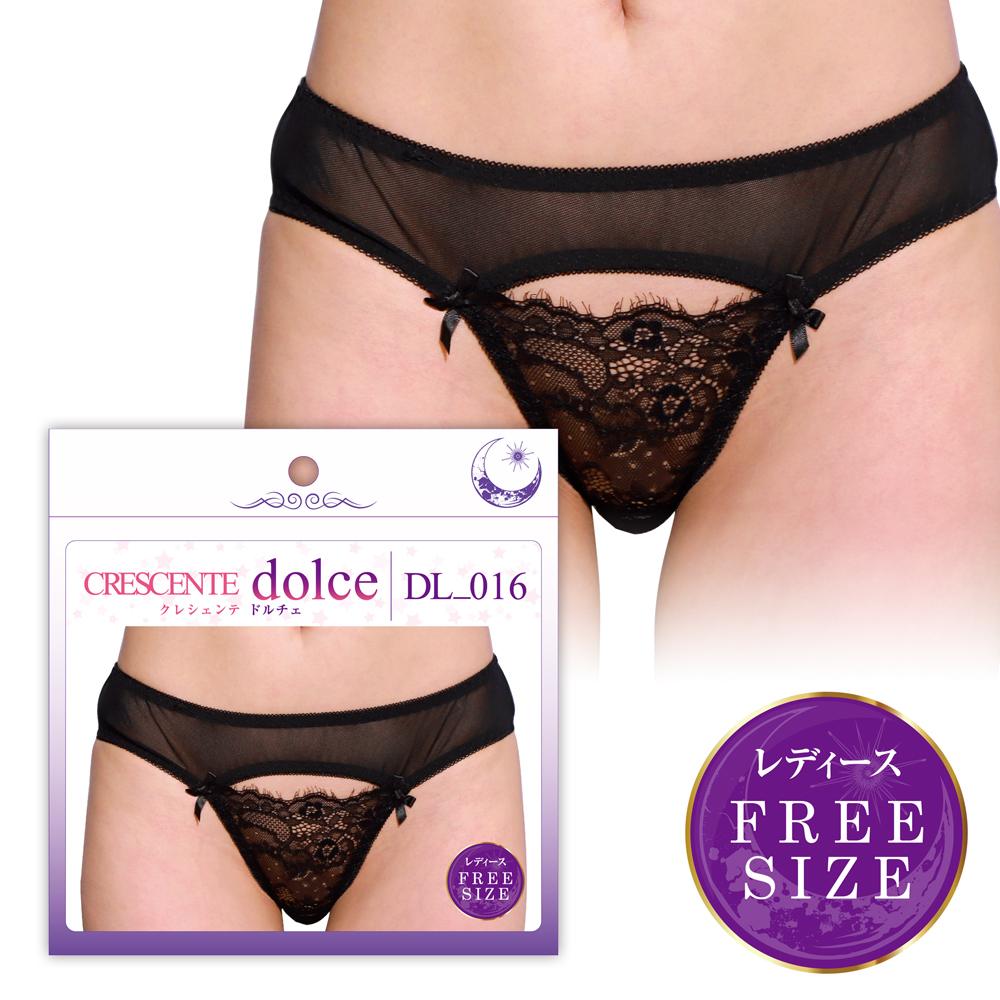New members have joined the shorts line Dolce to help you en... Crescente - Dolce Open Panties DL_016 - Black photo-11