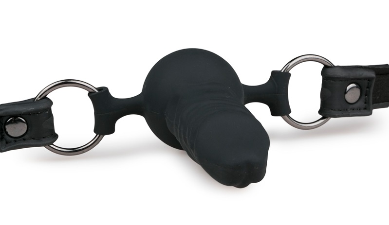 Be the one in control and enjoy the feeling of power by sile... Easytoys - Penis Pecker Gag - Black photo-4