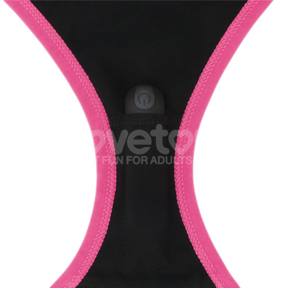 This alluring sexy undies is designed to boost your pleasure... Lovetoy - Slut Vibrating Panties L - Black photo-5