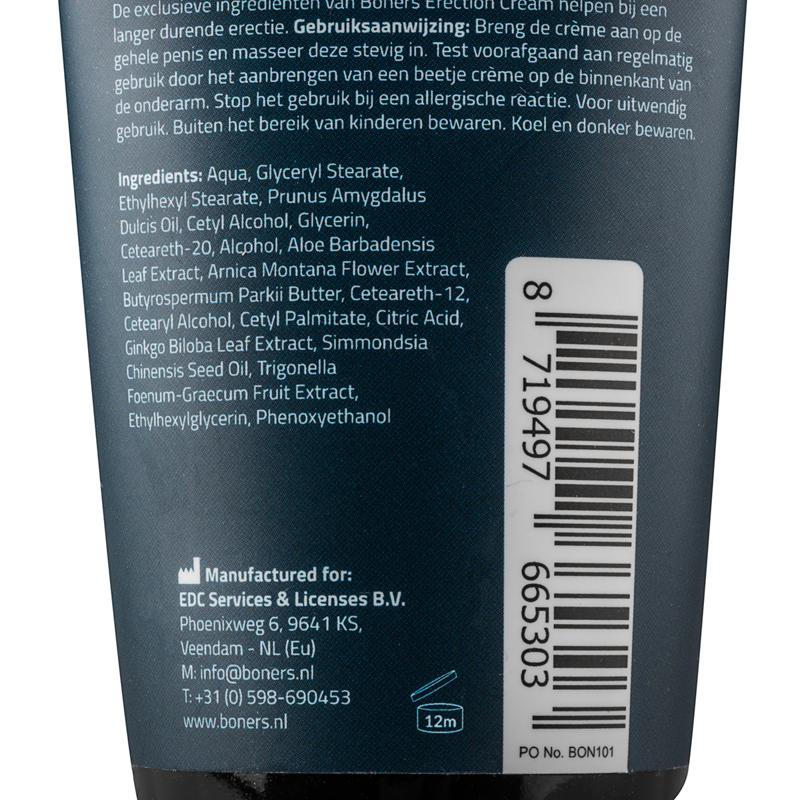 The special ingredients of the Boners Erection Cream can hel... Boners - Erection Cream - 100ml photo-4
