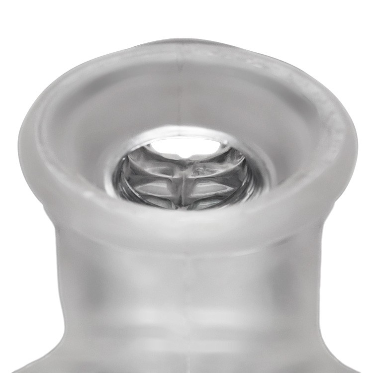 SACKJACK is a dual ballsling and jerk off toy made from the ... Oxballs - Sackjack Electro Wearable Sheath - Clear Frost photo-6