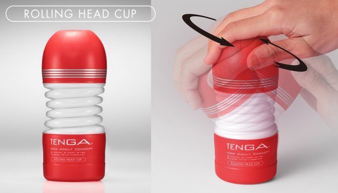 Experience an unprecedented level of pleasure with the Tenga... Tenga - Rolling Head Cup Soft - White (Renewal) photo-6