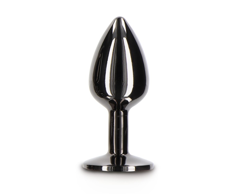 Make your backdoor fun spark with TABOOM Butt Plug With Diam... Taboom - Butt Plug w Jewel S - Black photo-2