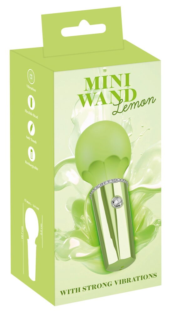 Stylish glamour design for hot sensations!
Small & compact m... You2Toys - Mini Wand Massager - Lemon photo-9