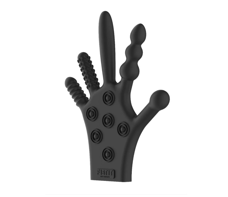 Transform every one of your fingers into an exciting sex toy... Fist It - Stimulation Glove - Black photo-2