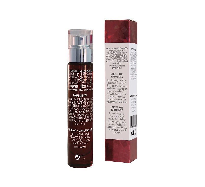 A few drops of this osmopherine infused scent are all you ne... Exsens - Under The Influence Pheromones Mist - 15ml photo-5