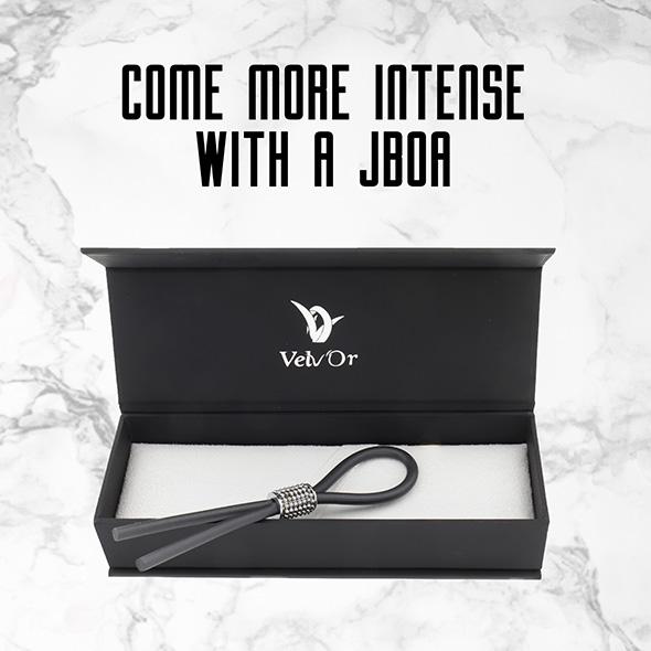 The JBoa by Velv’Or is a fully adjustable penis ring designe... Velv'Or - JBoa 302 Adjustable Cock Ring - Black photo-5