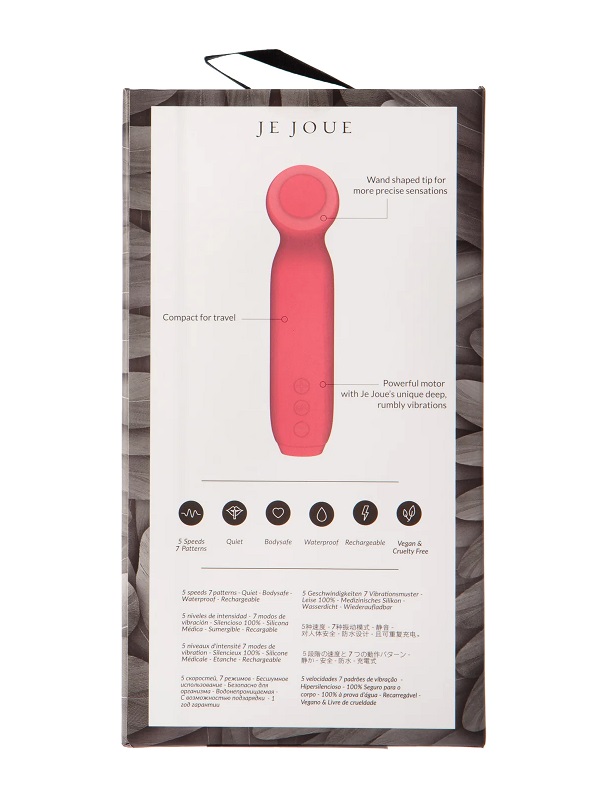 Meet Vita, a unique wand-tipped bullet whose rounded tip is ... Je Joue - Vita Bullet Vibrator - Red photo-10