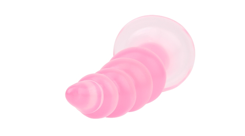 Anti-Bacterial, Better-Than-Real, Phathalate Free, Anal Trai... Chisa - Bumpy Butt Plug - Pink photo-4