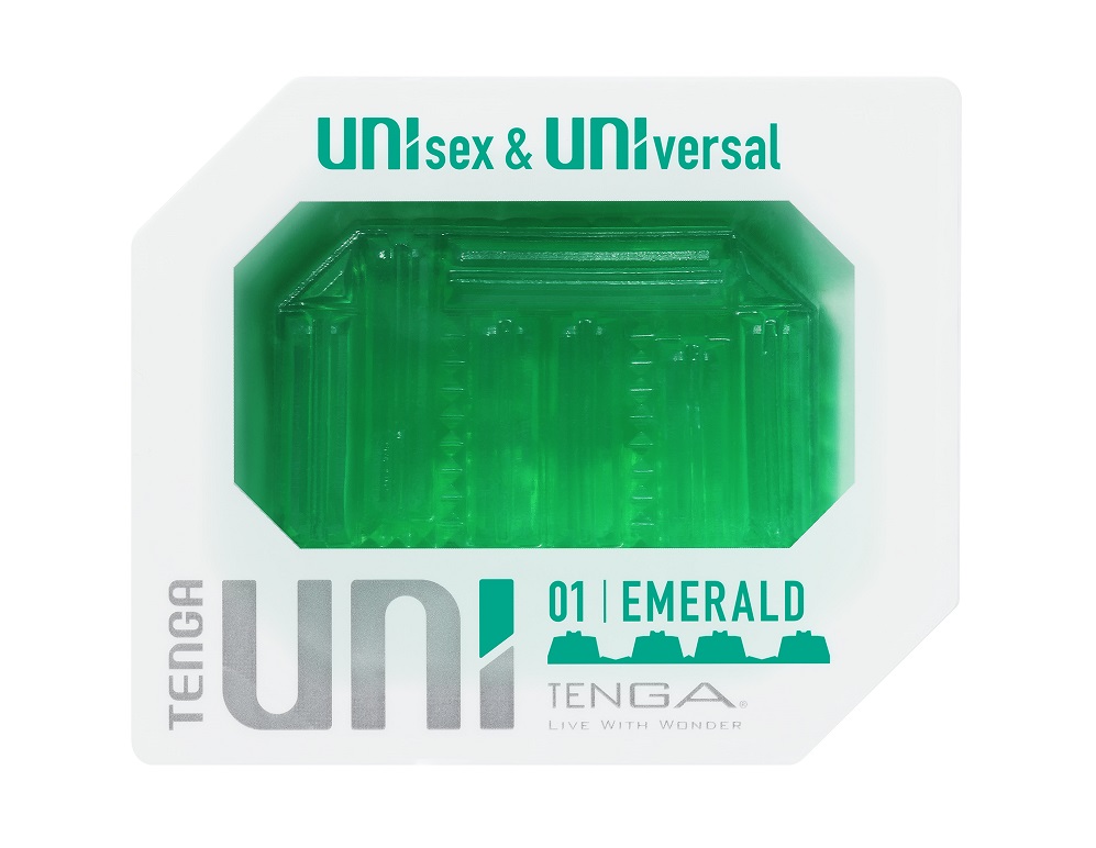 UNIsex & UNIversal. For men and women, alone or in pairs... Tenga - Uni Masturbator - Emerald photo-13
