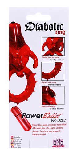 BMS - Diabolic 陰莖環 - 紅色 BMS - Diabolic 陰莖環 - 紅色 照片-5