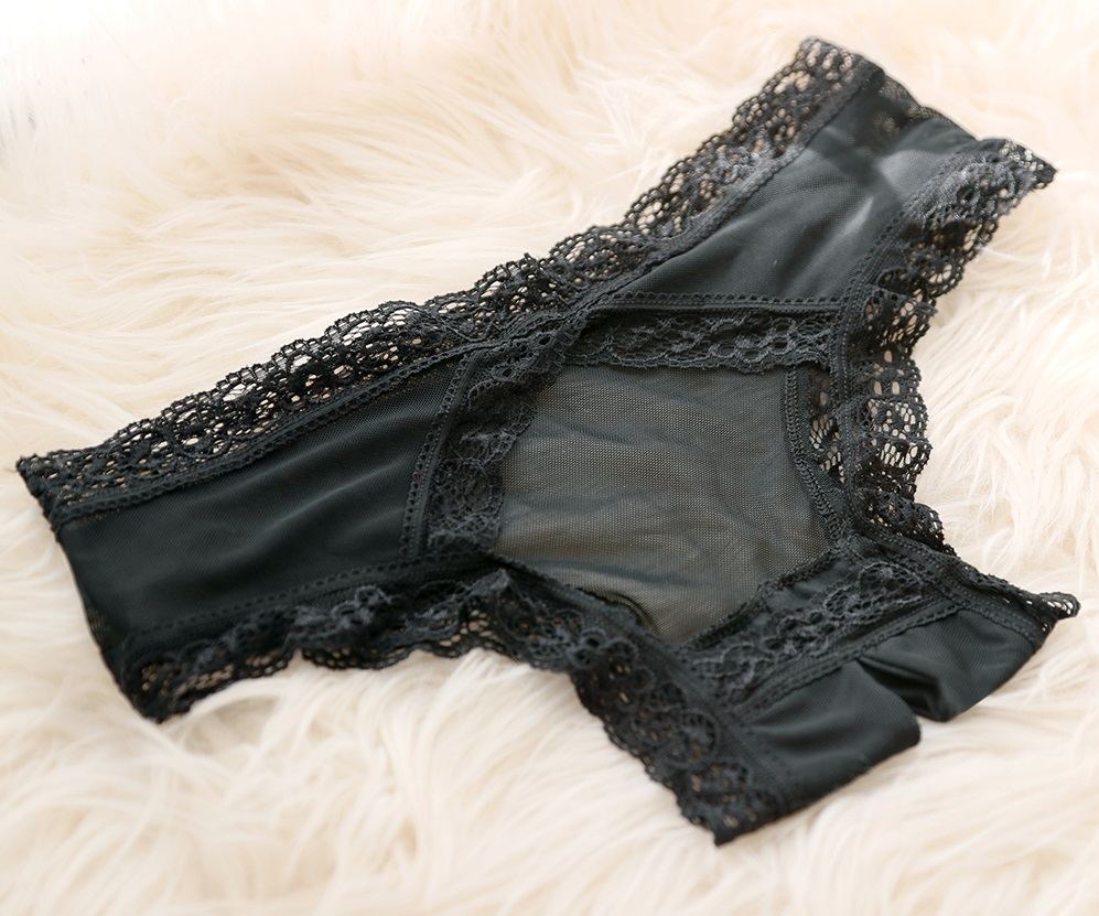 New members have joined the shorts line Dolce to help you en... Crescente - Dolce Crothless Panties DL_017 - Black photo-10