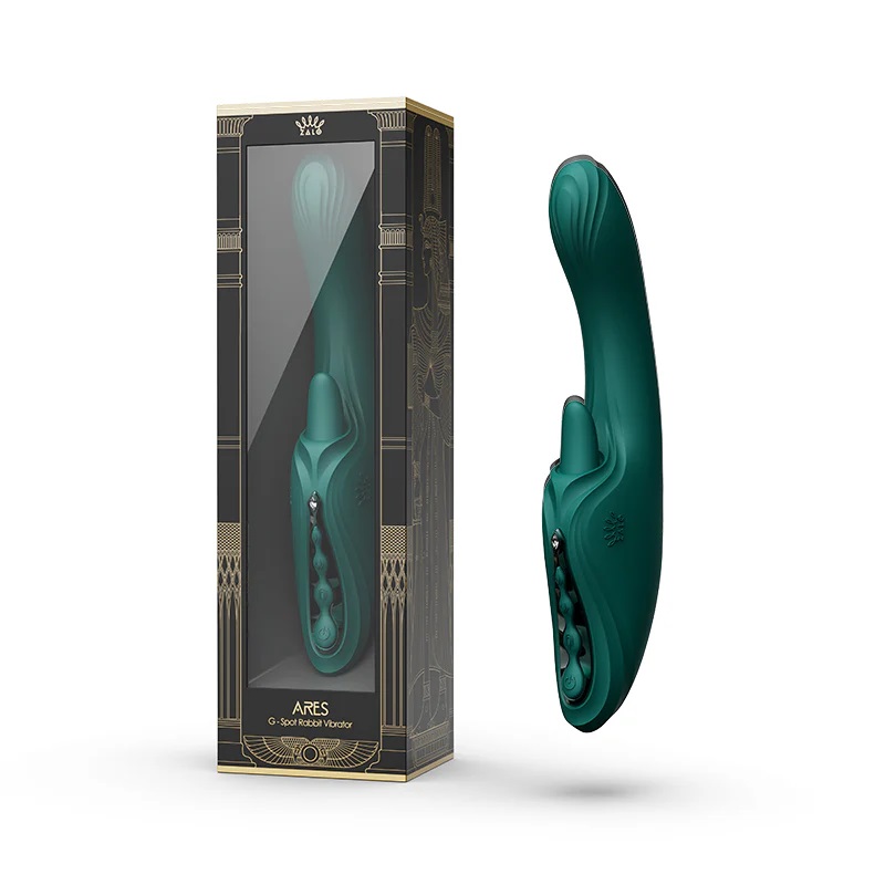 ARES is part of the legendary serie s set to launch its dual... Zalo - Ares APP Heating Vibrator - Turquoise Green photo-12
