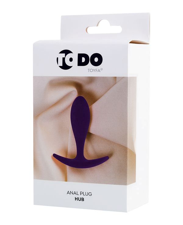 The small size plug is ideal for the first experience. The w... ToDo - Hub Anal Plug - Purple photo-8