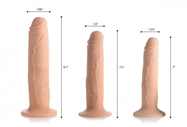 Get pummeled by the thrilling thuds of a dildo powered by ma... Thump It - 7x Remote Control Thumping Dildo M-size photo-7