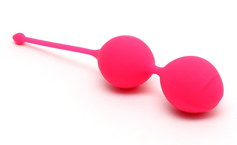These bigger shaped kegel balls help you to train your pelvi... Rimba - Amsterdam Kegel Balls 35mm - Pink photo-2
