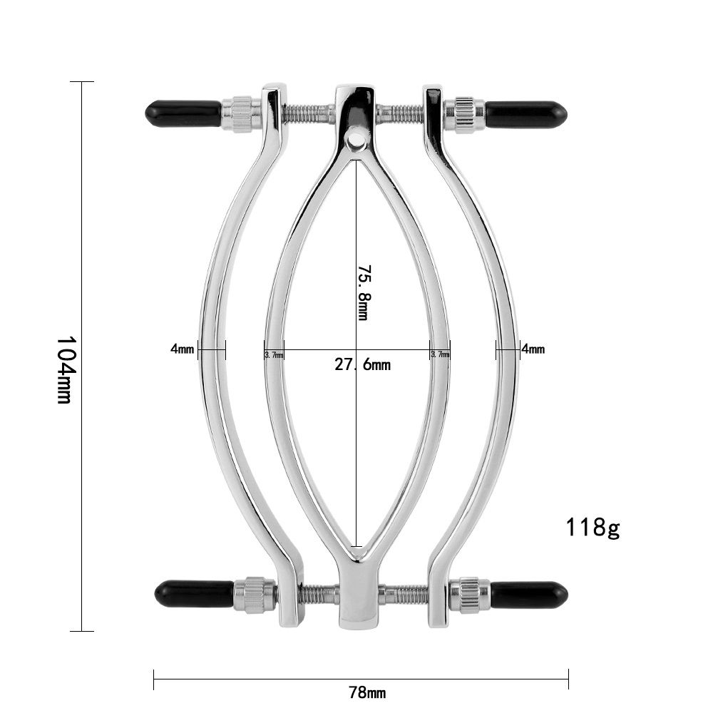 Labia spreader from metal
Leash not included
Disclaimer: T... MT - Labia Clip - Silver photo-3