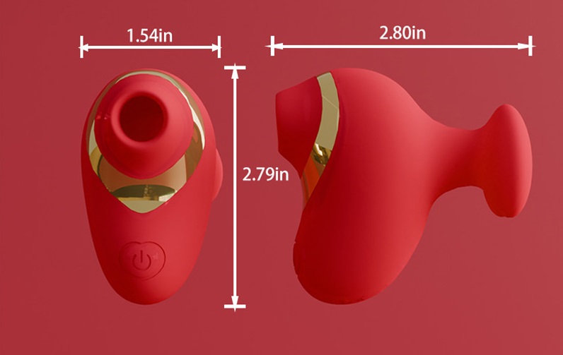 This is a cost-effective finger sucker with 10 frequencies o... Secwell - Heart Sucking Stimulator - Red photo-8