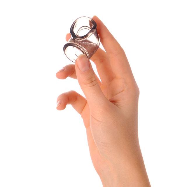The penis ring will allow you to enhance the sensations and ... XLover - Cock Ring - Black photo-2