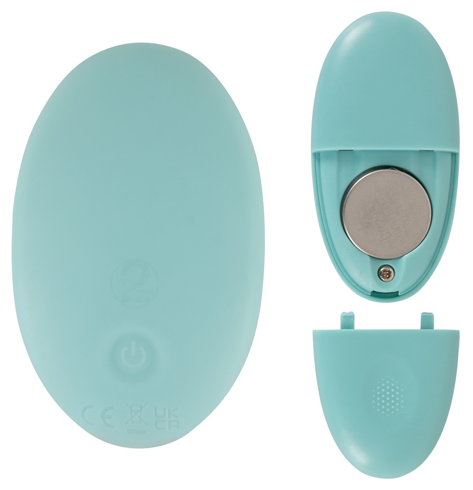 Experience intense stimulation with the grooved RC Panty Vib... Cuties - RC Panty Vibrator - Turquoise photo-7