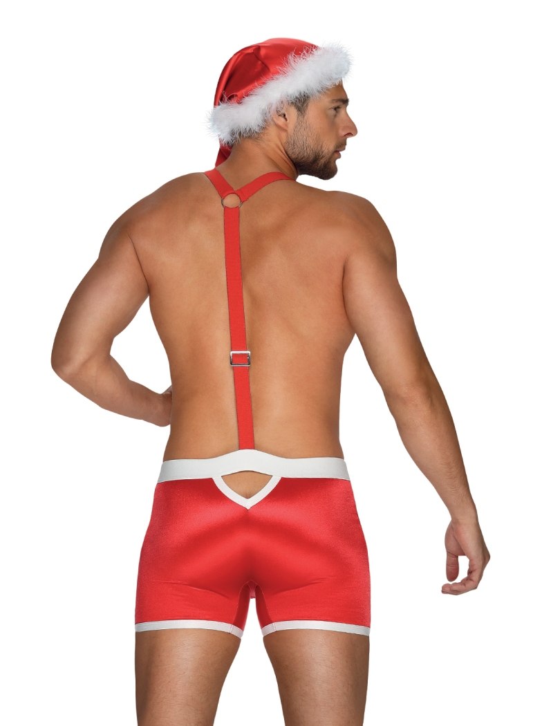 Don’t let your man miss out on the gifts. Give hi... Obsessive - Mr Claus Costume - Red - L/XL photo-2