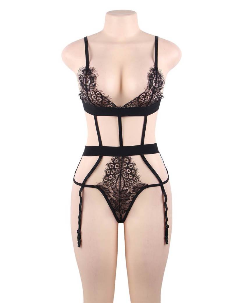 Love Affair Black Lace Teddy
Material &nbs... Ohyeah - Love Affair Teddy - Black - XL photo-6