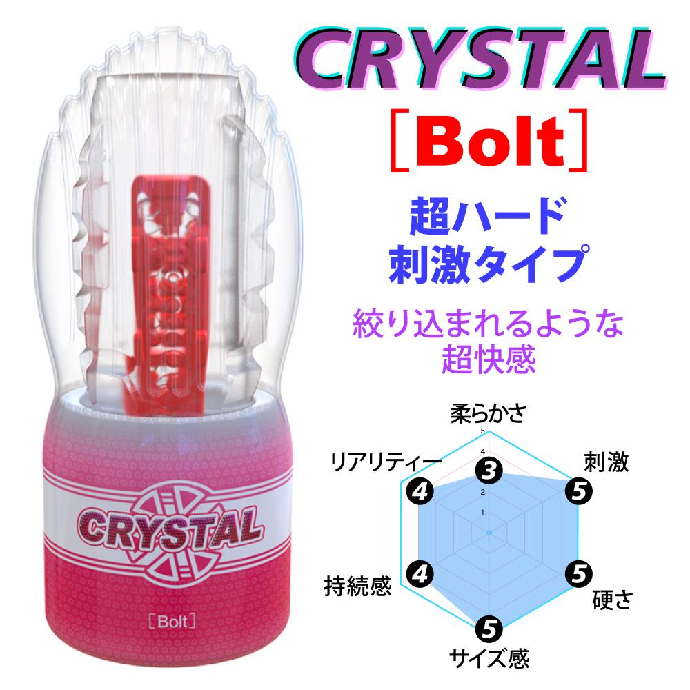 Super pleasurable feeling of being narrowed down.
Super hard... Crystal - Bolt Masturbator - Pink photo-3