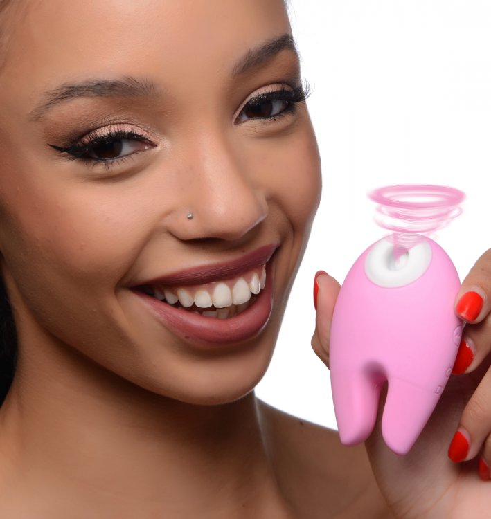 Meet your adorable new sucky bunny! This clit centric vibrat... Inmi - Sucky Bunny Clitoral Stimulator - Pink photo-2