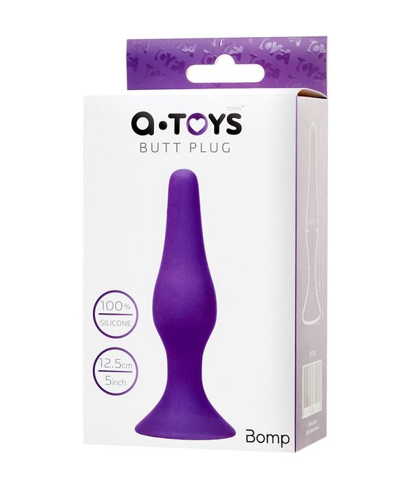 Discover new sensations with A-Toys anal plugs! It is made o... A-Toys - Butt Plug L - Purple photo-12