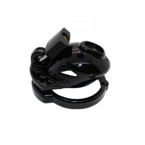 Locked in Lust - Vice Micro Chasity Cage - Black photo