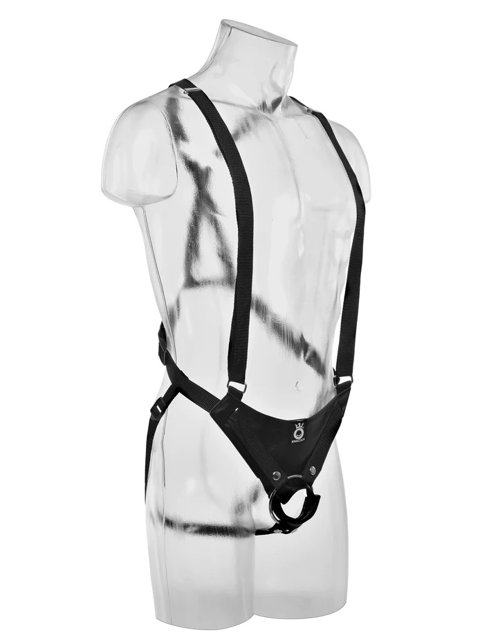When size matters and you're looking for an extreme holl... King Cock - Hollow Strap On 10" Cock - Skin photo-4